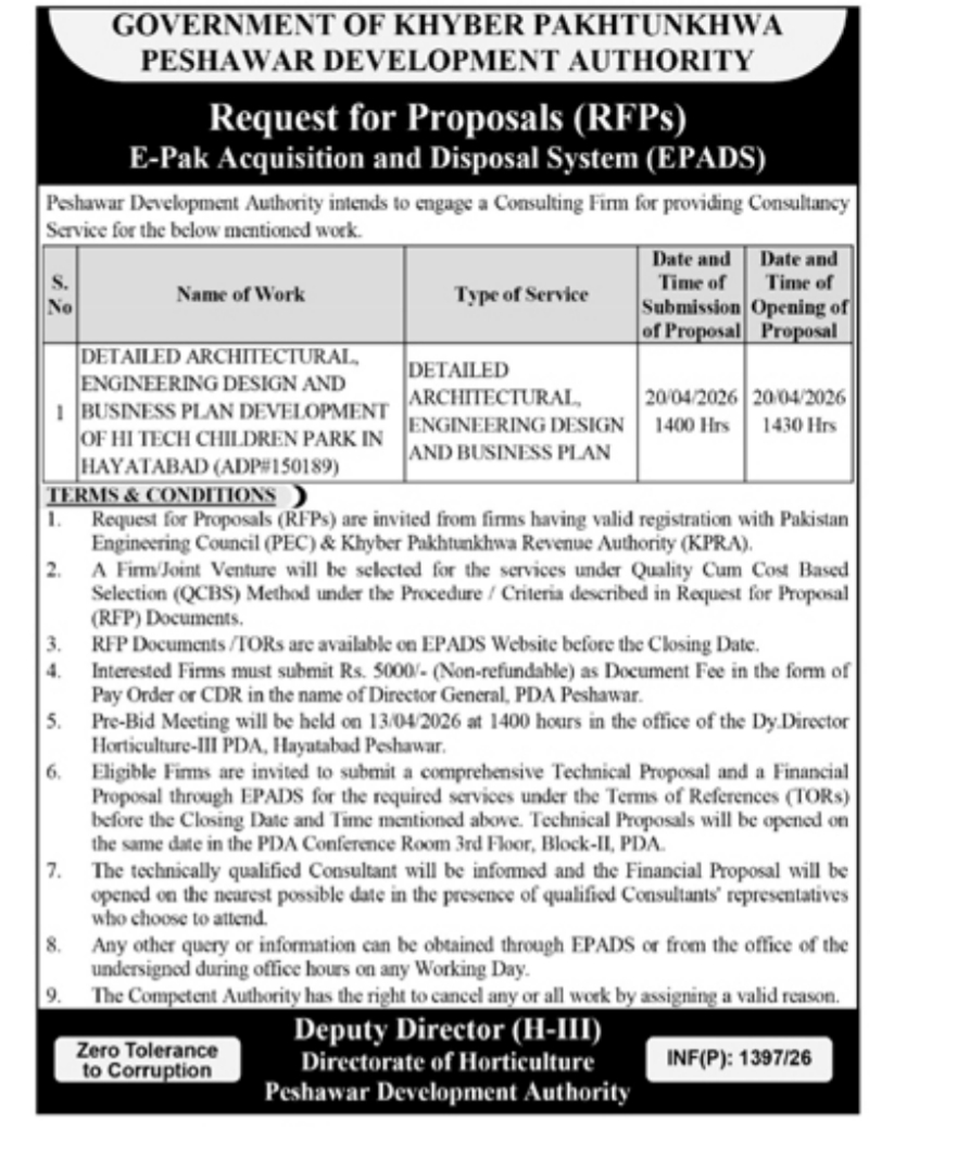 Request for Proposal (RFPs)