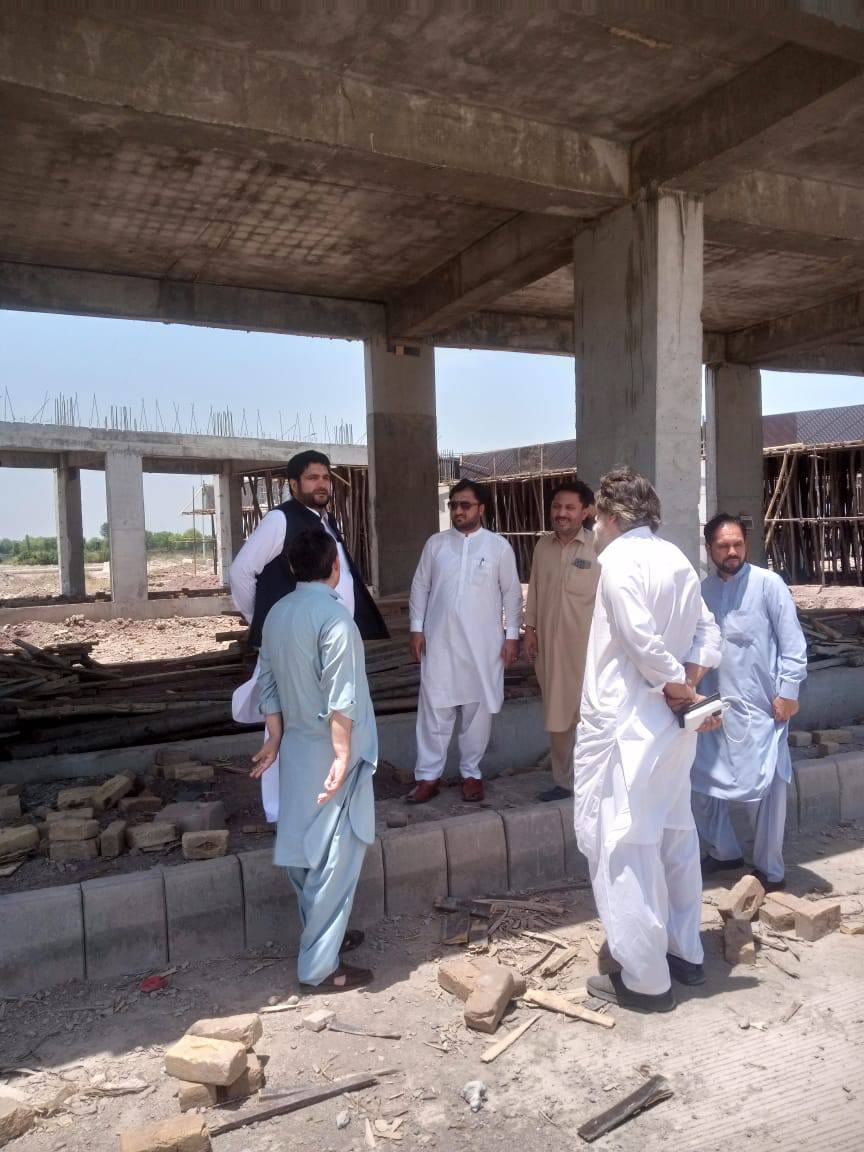 DG  visit to General Bus Stand