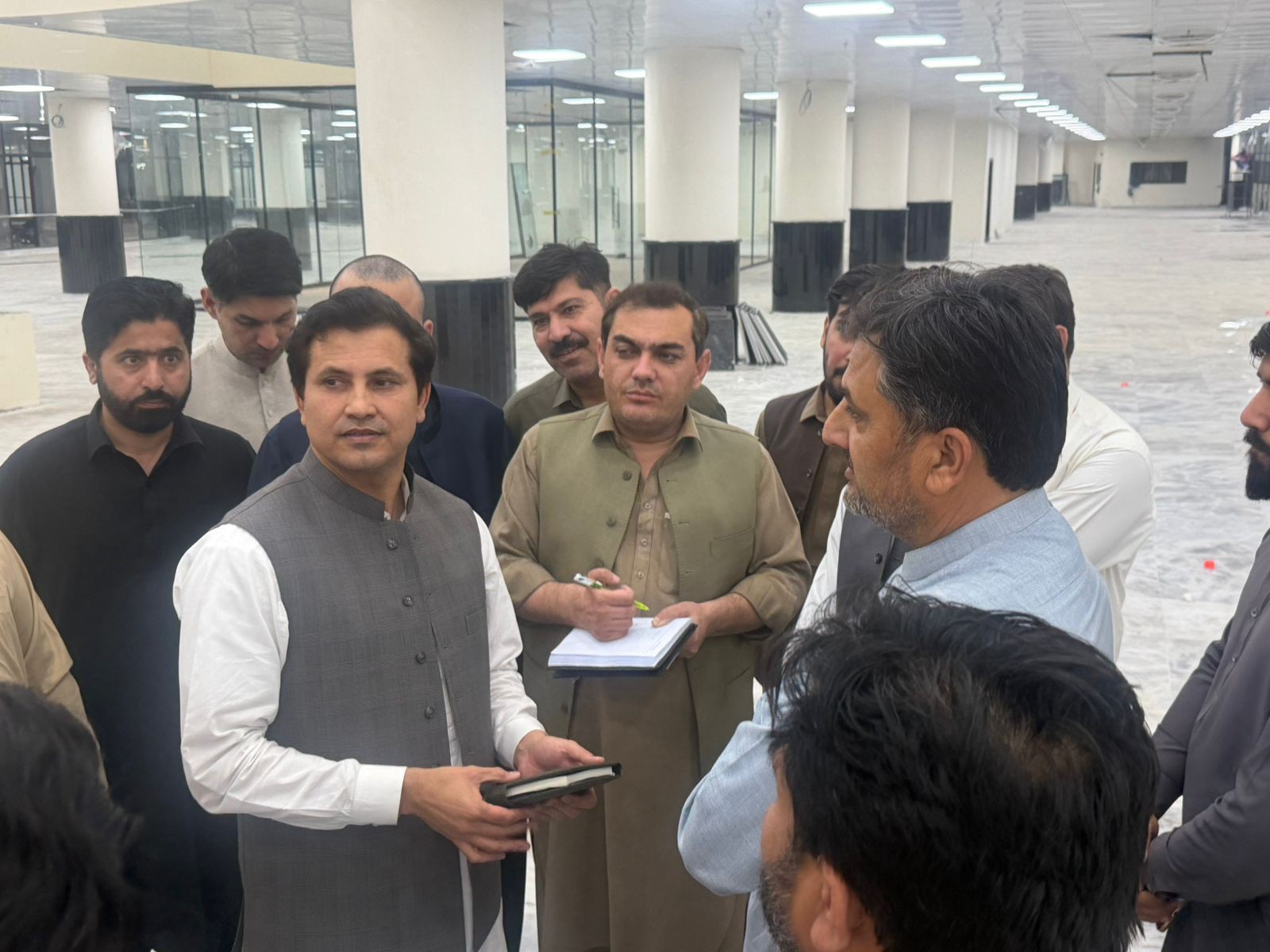 DG PDA visit to New General Bus Stand Peshawar