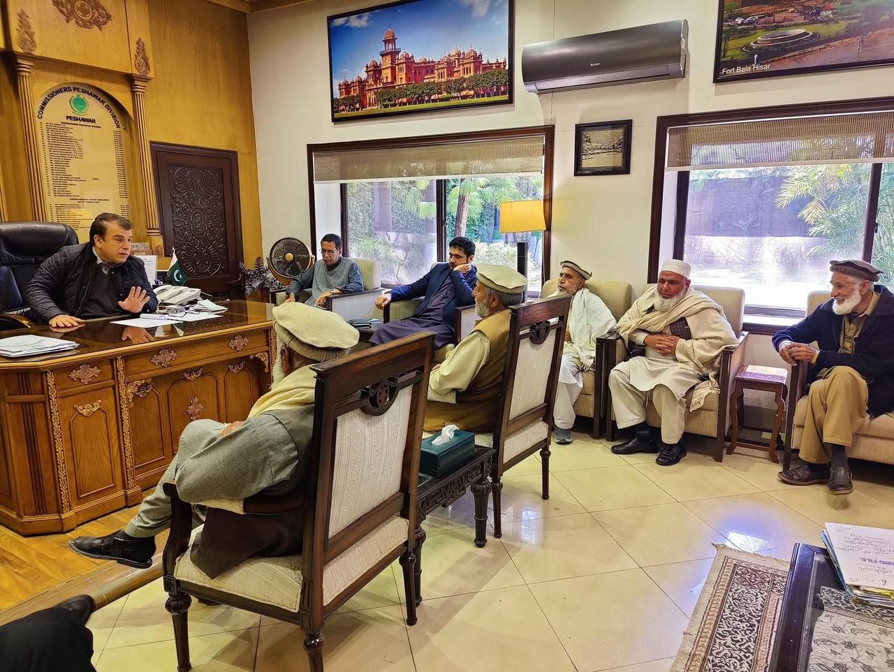 commissioner meeting on RMT Jirga