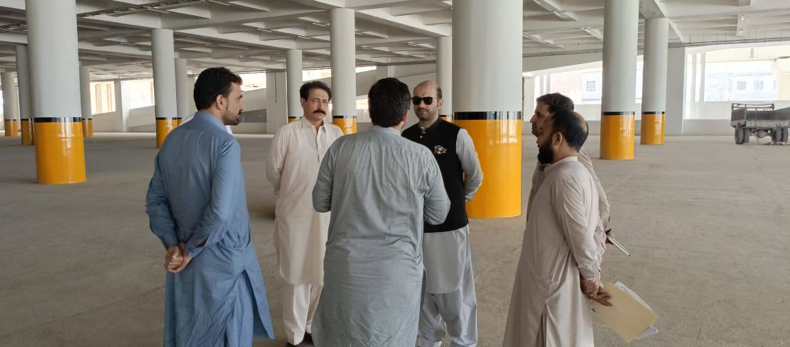 DG PDA visit to BRT Hayatabad Depo Peshawar